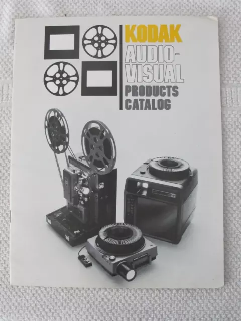 Genuine Kodak Audio Visual Products Catalog Projector Slide Viewer Accessories