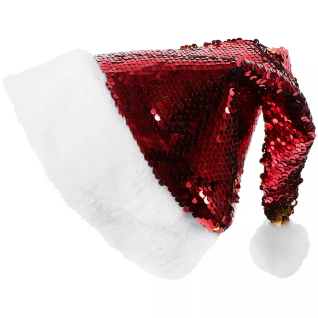 Cappelli di Natale berretto di paillettes-cappello di Natale Notte regali fulmine