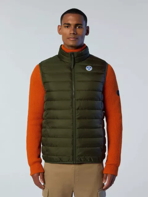 SMANICATO Jacket NORTH SAILS GIACCA GILET SKYE VEST 603221 FOREST NIGHT 2023