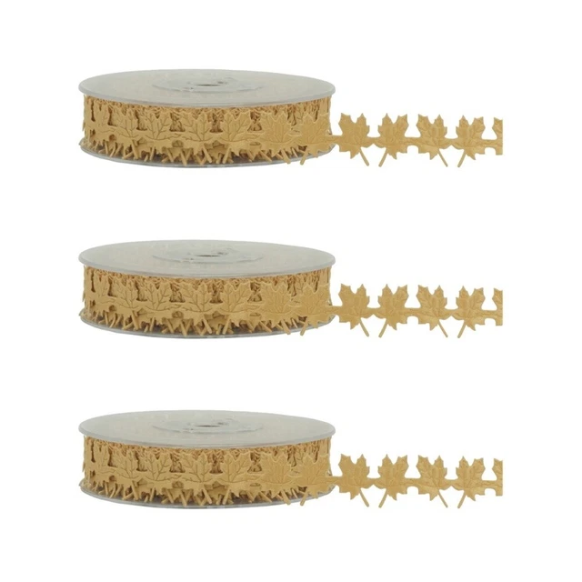 3 Rollen von 15 Yard Weihnachten Band Kreative Hängende Seil Dekor Garland