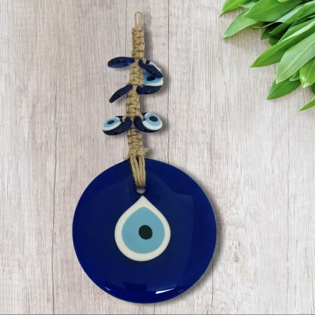 5X NAZAR BONCUK 3 cm Blaues Auge Glasperlen Anhänger Deko Amulett Talisman  EUR 9,99 - PicClick DE