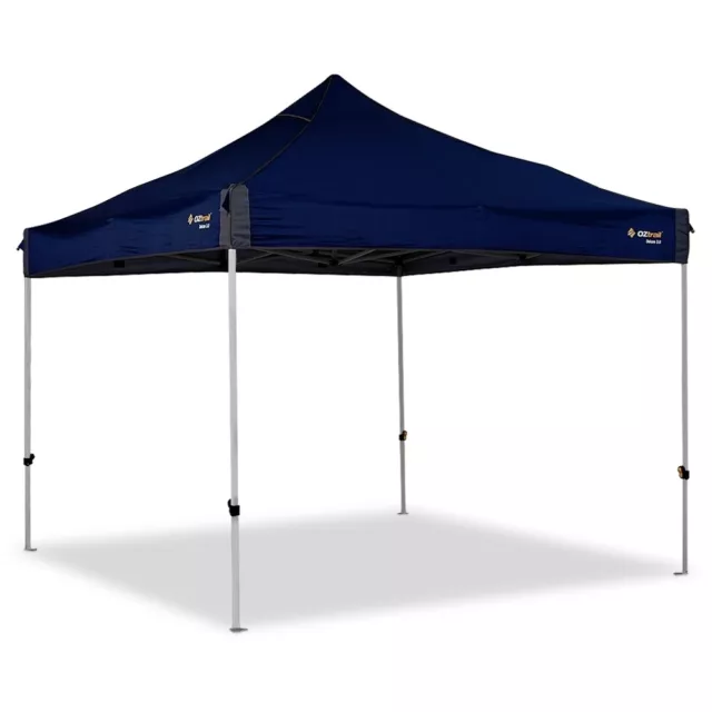 OZtrail Deluxe 3.0 Gazebo with Hydro-Flow Anti Ponding Bars in Blue