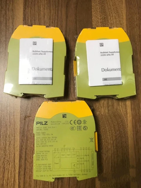 1PCS New Original Pilz 750105 PNOZ S5 24VDC safety relay 750105HT