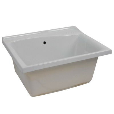 DOLOMITE serie Lago J089200 SOLO Lavatoio da incasso 61x50 in ceramica bianco europeo 