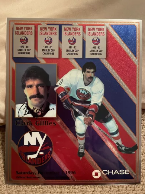 Clark Gillies #9 New York Islanders Legends Series SGA Mini Locker