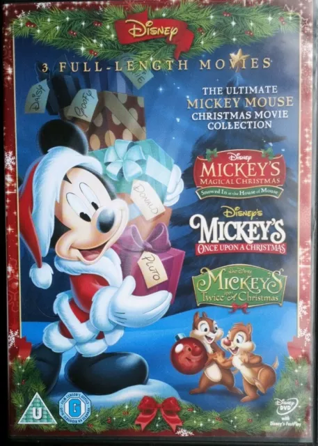 Mickeys Magical Christmas: Scrooge/A Xmas Carol,Once,Twice, Mouse Disney Dvd Box