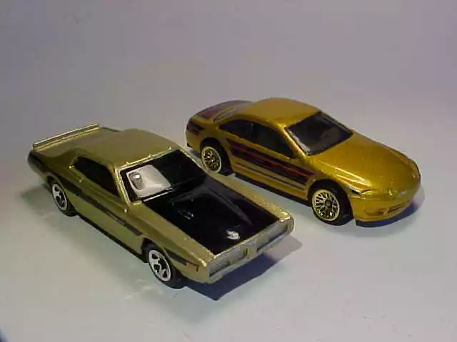 LOT 2: 3 INCH Dodge Charger 1974 & 1992 Hot Wheels 1/64 Diecast Mint Loose