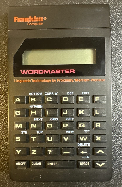 Vintage 1988 Franklin Wordmaster Model WM-1200 (tested/works)