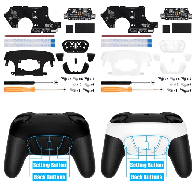 Palettes Arrière Programmables Pour Manette - Plug & Play, Mappage 10 Touches, Fonction Rafale