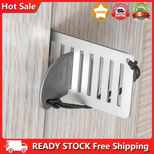 Anti-theft Door Stop Antirust Adjustable Window Lock Stopper Portable for Travel