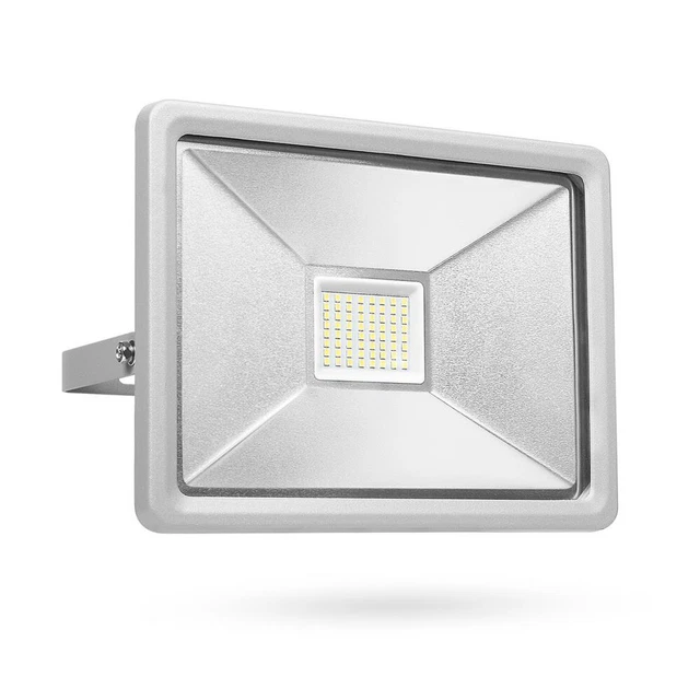 Smartwares LED Fluter Strahler Silber IP65 50W 4150lm Neutralweiß 4000K *UVP 61€