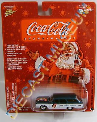 1960 '60 Ford Station Wagon Coke Coca-Cola Holiday 2004 Johnny Jl Diecast Rare