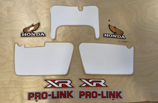 1982 Honda XR 200r xr200 9pc Graphics Decals Stickers MX Gloss Laminated