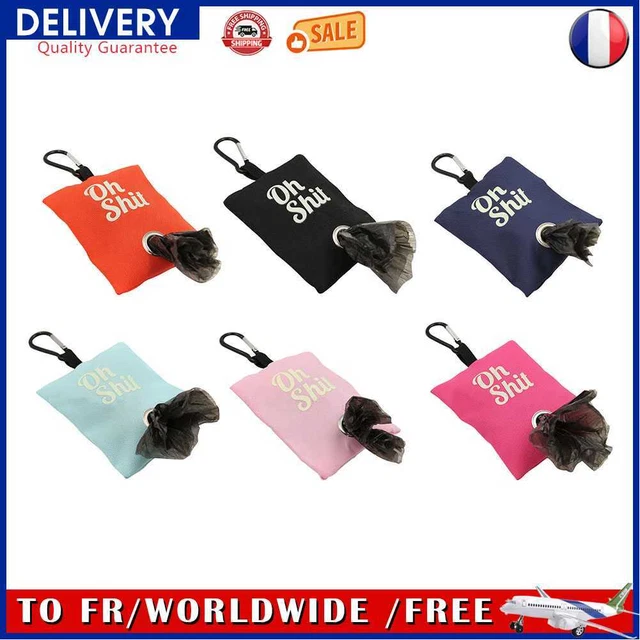 Pet Poop Waste Bag Garbage Bag Dispenser for Outdoor Walking Pick Up Organizer