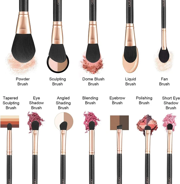 ® Pennelli Make Up, 12Pcs Set Di Pennelli Da Trucco Professionali Con Porta Penn 2
