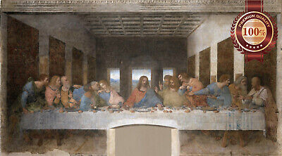 The Last Supper Original Leonardo Da Vinci Painting Artwork Print Premium Poster
