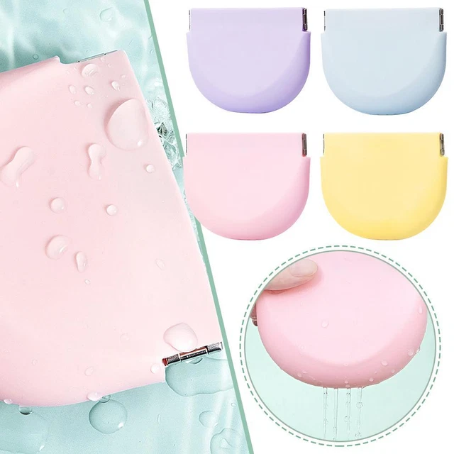 Soft Silicon Orthodontic Retainer Case with Vent Hole Self-Closing Guard Casesˉ