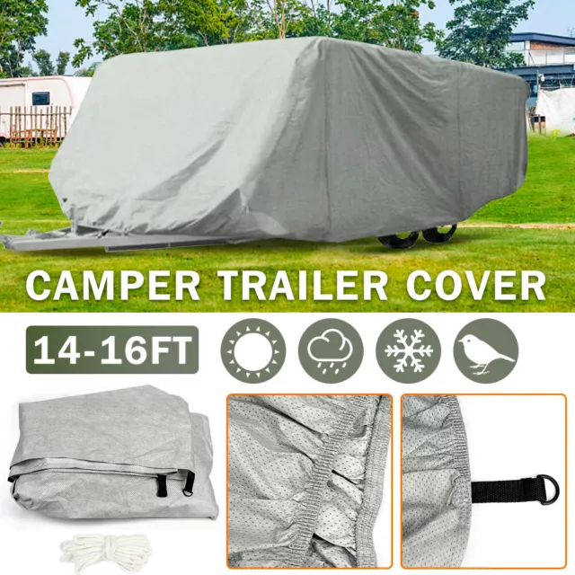 14-16 ft 4.3-4.7m Explore Camper Trailer Cover Jayco Swan Free Chocks Caravan RV