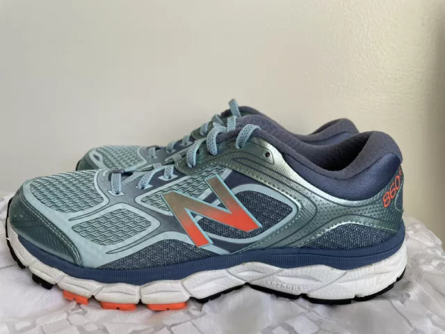 NEW BALANCE WOMENS 860 V6 W860BP6 Blue Running Shoes Sneakers Size 7.5 22.36 PicClick