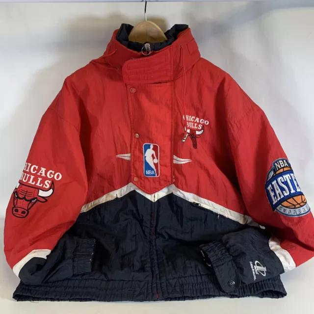 Vintage Chicago Bulls Logo 7 Jacket Size Youth Medium – Yesterday's Attic