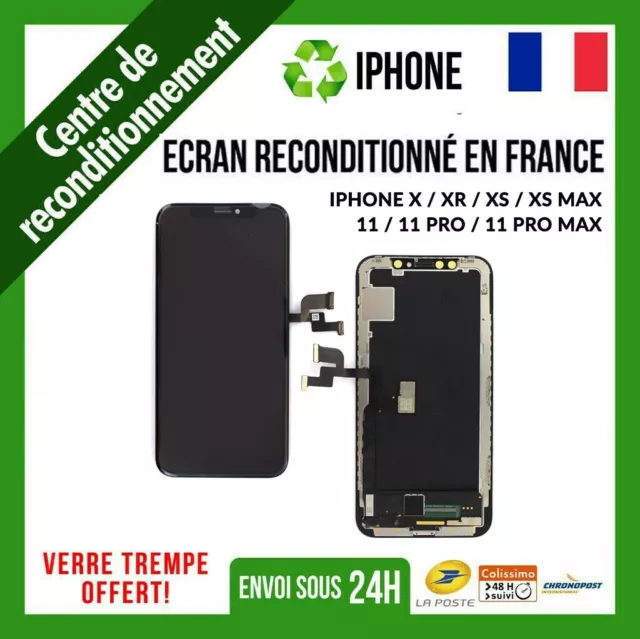 Ecran iPhone XR premium - Noir (OEM) (Reconditionné)