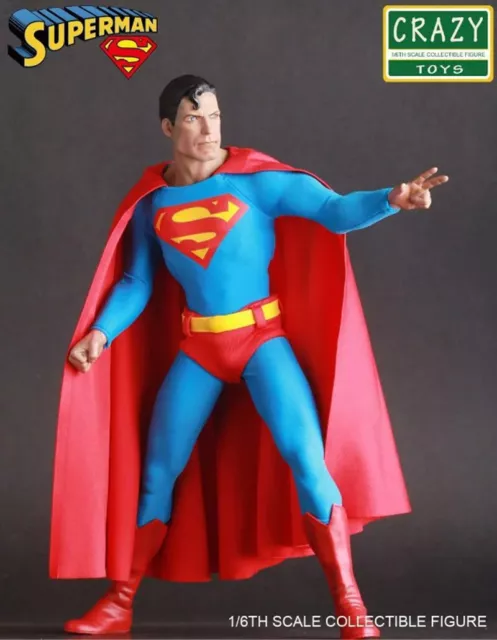 12'' Crazy Toys DC Comics Superman 1/6th Scale Collectible PVC Action Figure Box