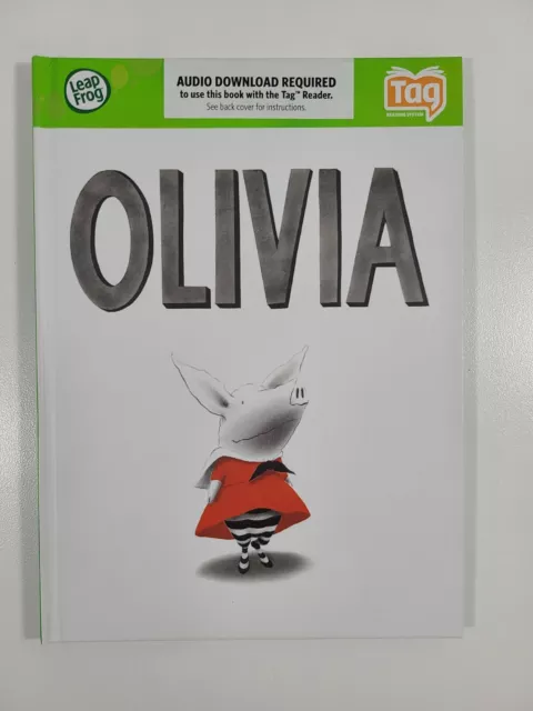 Olivia by Ian Falconer, Leap Frog Interactive Tag Book, Hardcover - Brand New