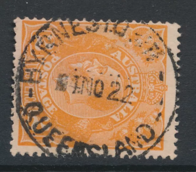 QUEENSLAND, Postmark BYRNESTOWN on George V stamp