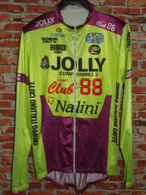 Maillot de Vélo Haut Cyclisme Cape Coupe Vent Équipe Jolly Club 88 Taille XL