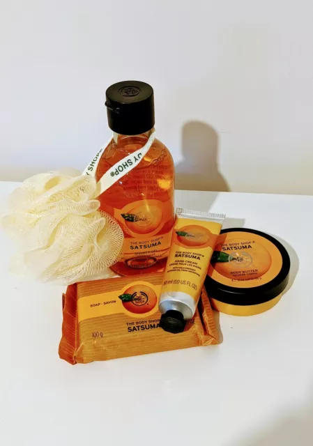 NEW The Body Shop Zesty Satsuma Pamper Gift Pack