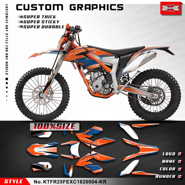 KXF 250 SURGE Style Full Graphics Kit – Custom Sticker Decals 2009-2012