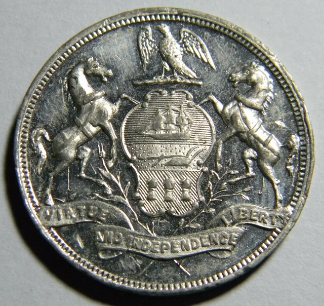 Warren PA  1895 Centennial Anniversary  Medal (01217)