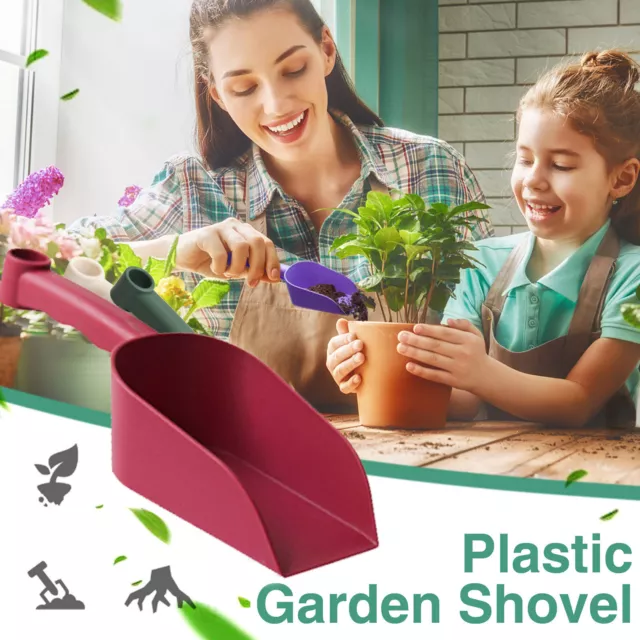 Germination Station with Light Plastic Garden Shovel Plant Hand Shovel Trowels,