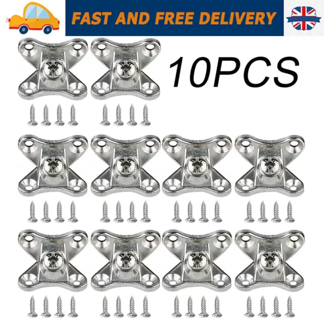 10Pcs Butterfly Corner Brace L Bracket Removable Corner Brace Connector Kit