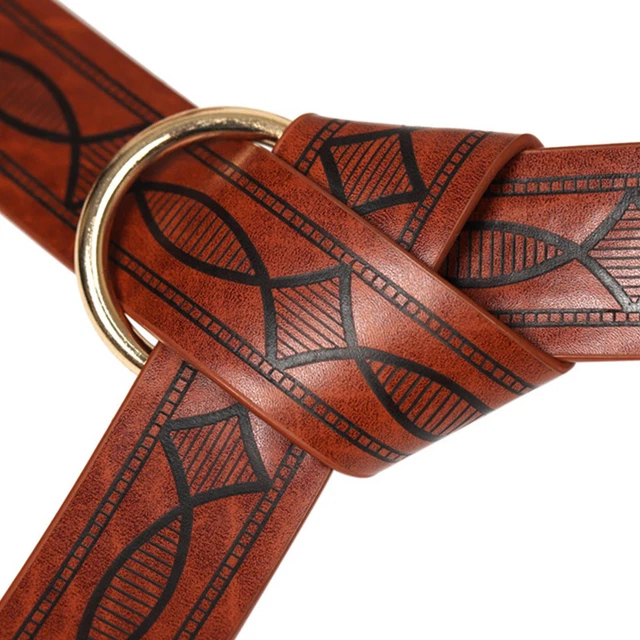 Medieval Viking Belt PU Leather Renaissance Knight Ring Nordic Pirate Belt LARP