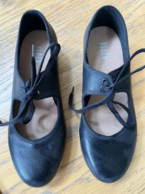 Bloch Girls Tap Zapatos Negros Talla 4.5 Reino Unido