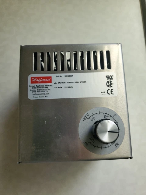 Hoffman DAH2002A Industrial control panel etc Heater -20C-40C  