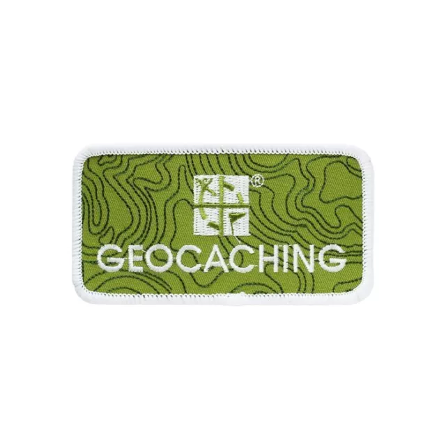 Geocahing Patch Pour Repasser Original Gc Vert Avec Gc Logo Patch