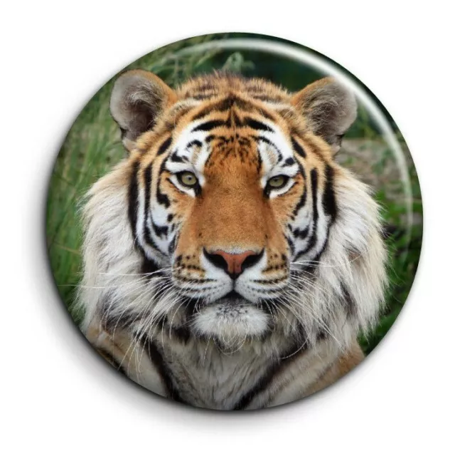 Badge Epingle 38mm Button Pin - Animaux - Tigre