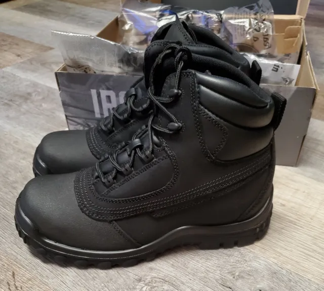 Iron Age Men's Backstop Steel Toe Work Boots / Work Safety Size 10.5, New