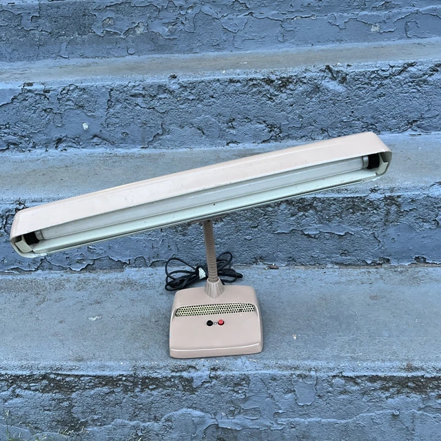 VINTAGE MARKS DELUXE Gooseneck Metal Desk Lamp Industrial Drafting