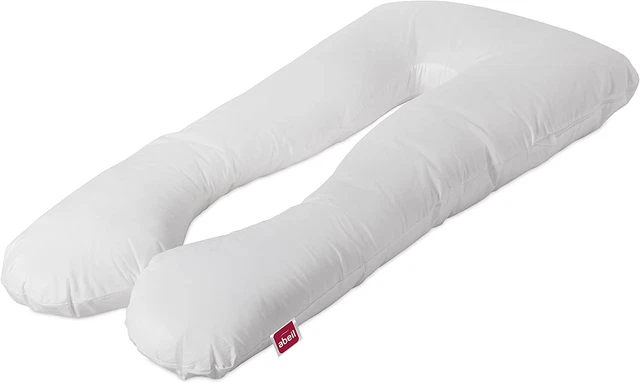 Abeil Oreiller Multi-Positions de Grossesse, Percale Coton, Blanc, 140 x...