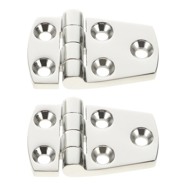 Cerniere Per Mobili In Acciaio Inossidabile - 10 Pezzi, 75x50 Mm, Fori Preforati, Per Armadi E Scatole