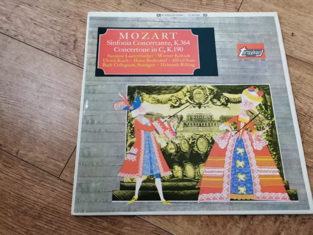 MOZART Sinfonia Concertante, K.364 / Concertone In C, K.190  LP