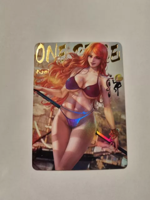 Nami - Bikini - One Piece - Sexy Boobs - Waifu - Holo - Anime - Manga -Near Mint