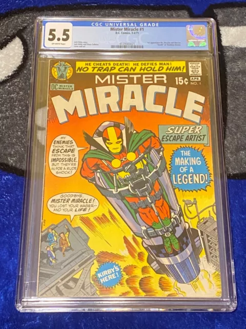 DC Mister Miracle 1 CGC 5.5 1971