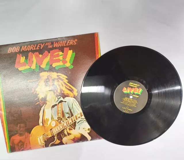 Bob Marley and the Wailers Live Vinyl LP. Live at the Lyceum 1975.