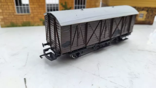 PARKSIDE DUNDAS, OO/HO GAUGE, kit made -  GWR FRUIT D VAN FROM A KIT