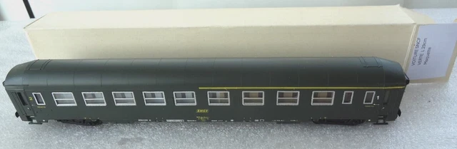 Voiture UIC 1/2 Classe Couchette Toit Haut SNCF - EUROPOLITRAINS HO - Époque 4
