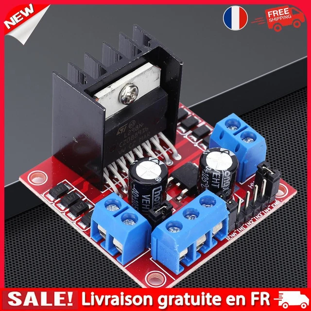 L298N DC MOTOR Driver Module Dual H-Bridge 5V for Smart Car (In Line ...